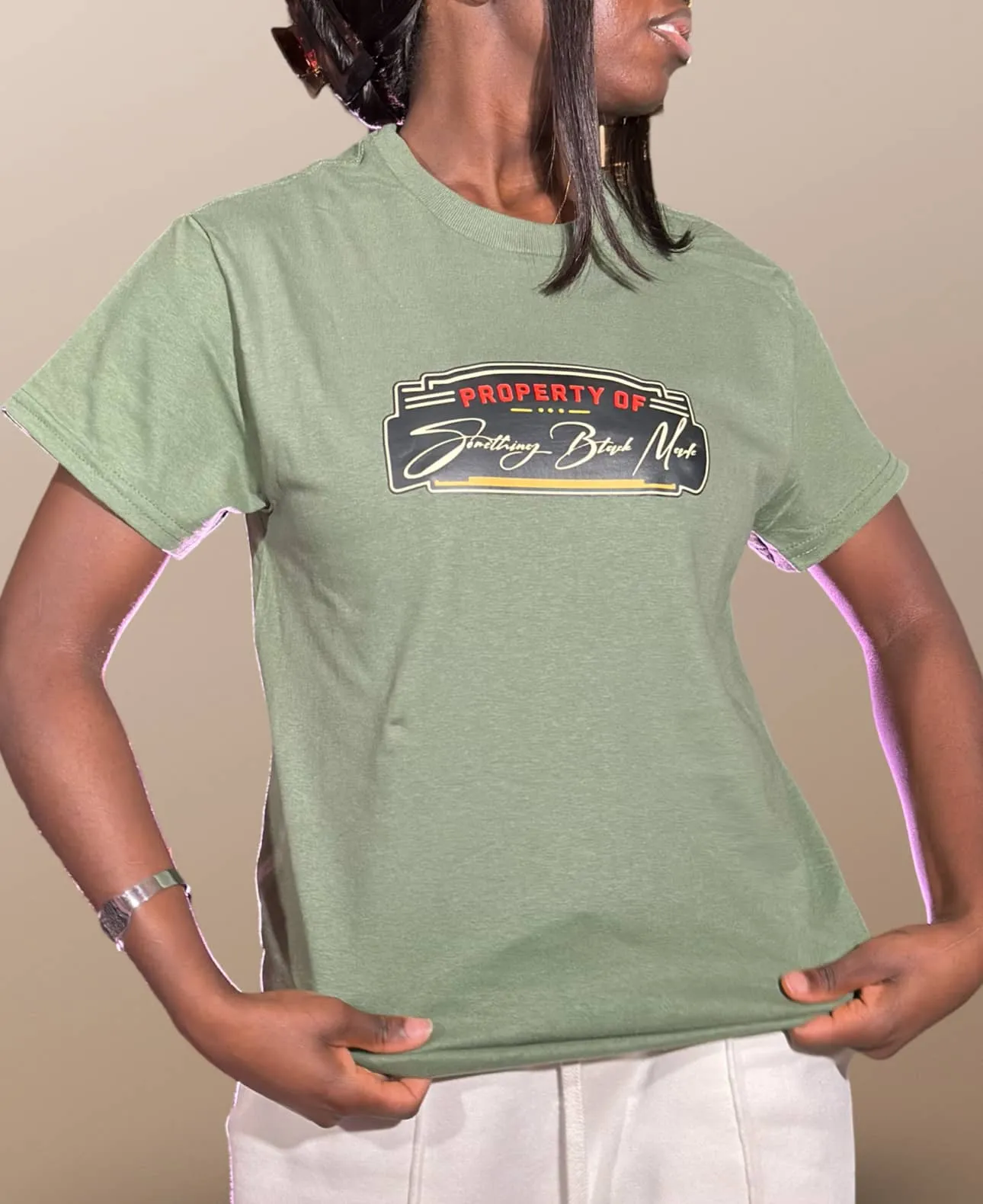 PROPERTY OF S.B.M TEE (MILITARY GREEN)