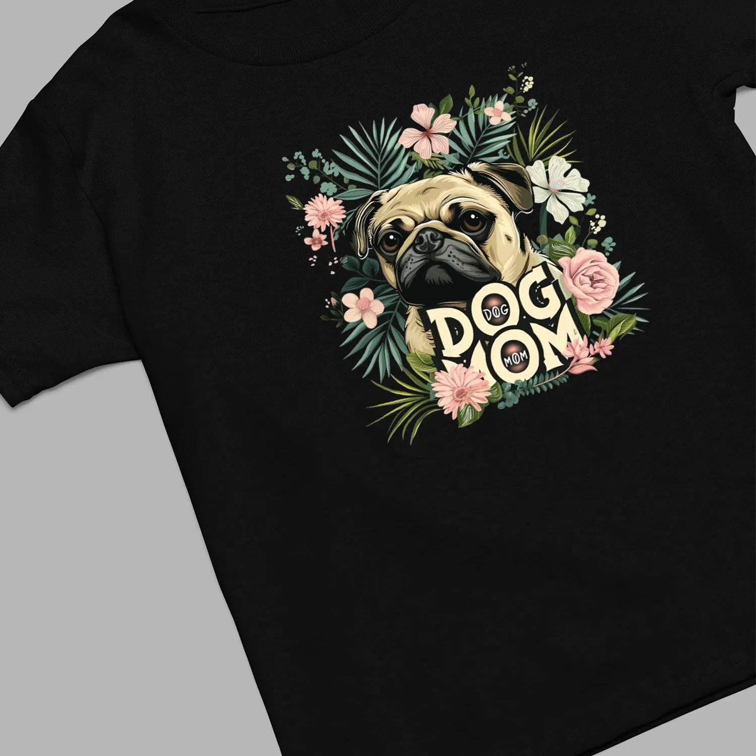 Pug Dog T-shirt, Pet Lover Shirt, Dog Lover Shirt, Dog Mom T-Shirt, Dog Owner Shirt, Gift For Dog Mom, Funny Dog Shirts, Women Dog T-Shirt, Mother's Day Gift, Dog Lover Wife Gifts, Dog Shirt
