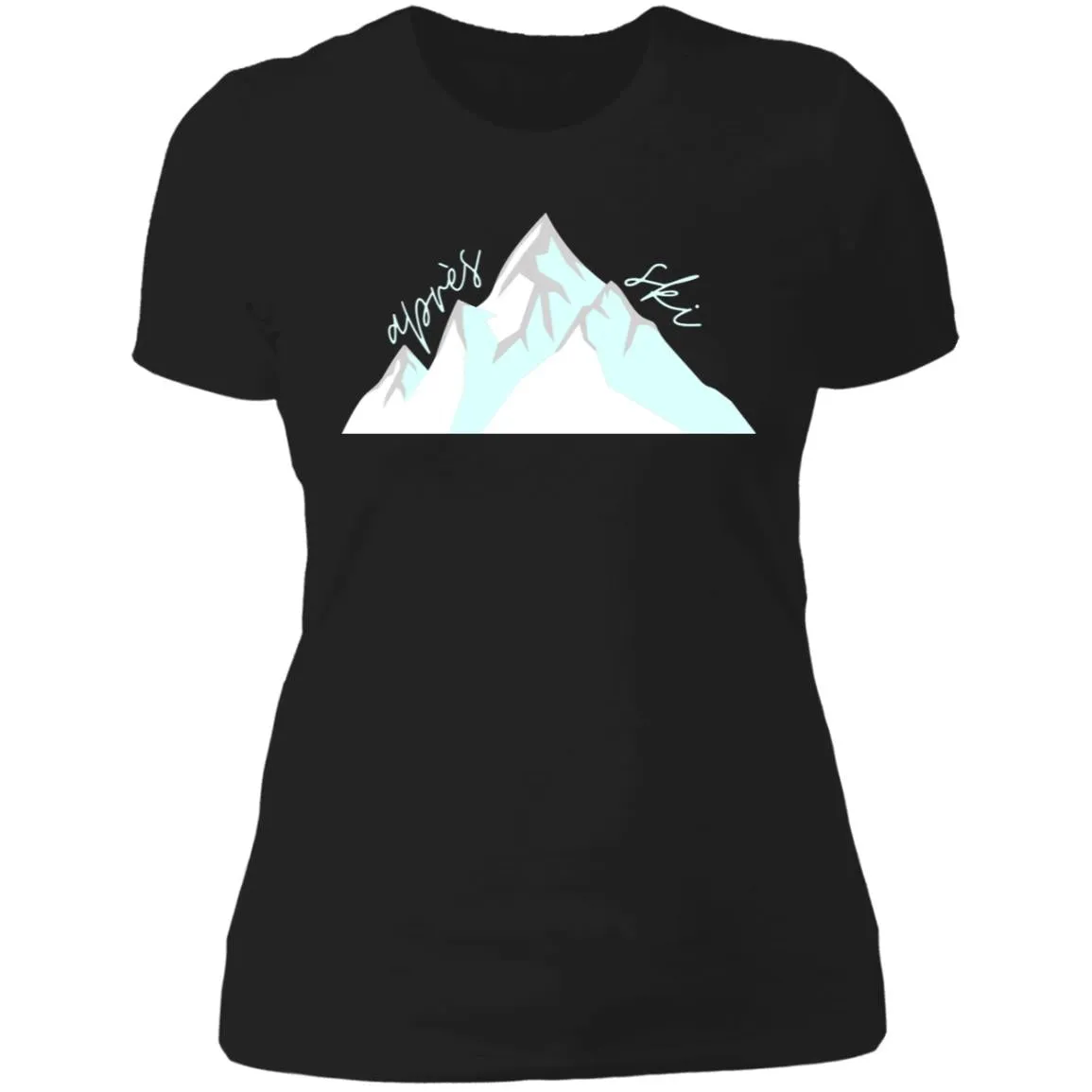 "Big Mountain- AQUA" Ladies' Boyfriend T-Shirt