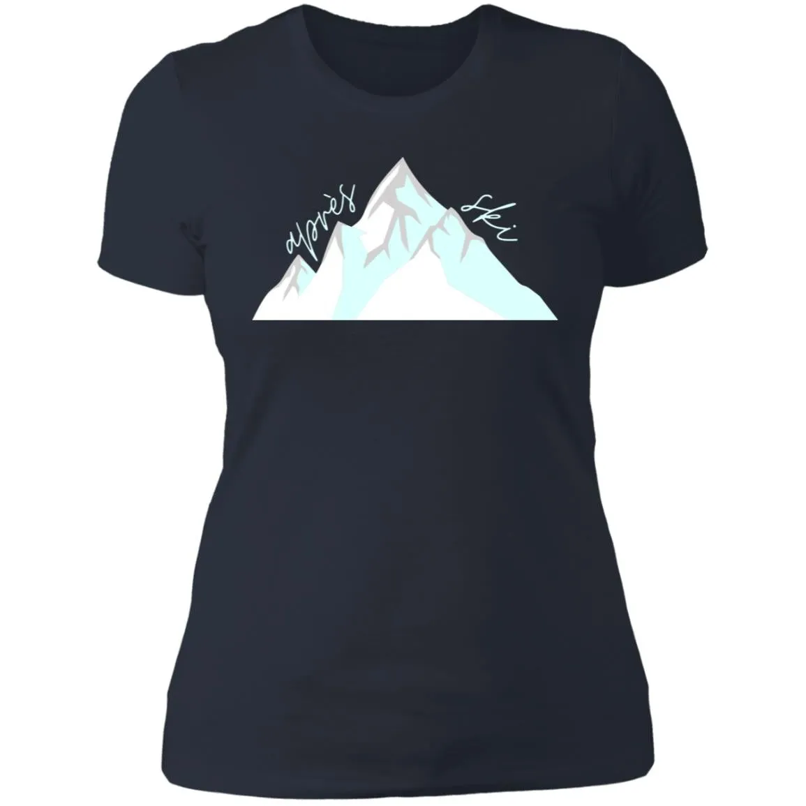"Big Mountain- AQUA" Ladies' Boyfriend T-Shirt