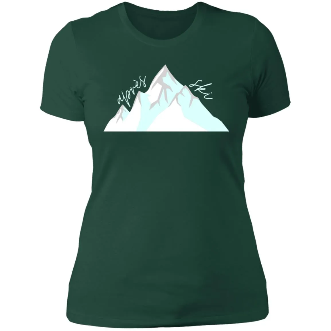 "Big Mountain- AQUA" Ladies' Boyfriend T-Shirt