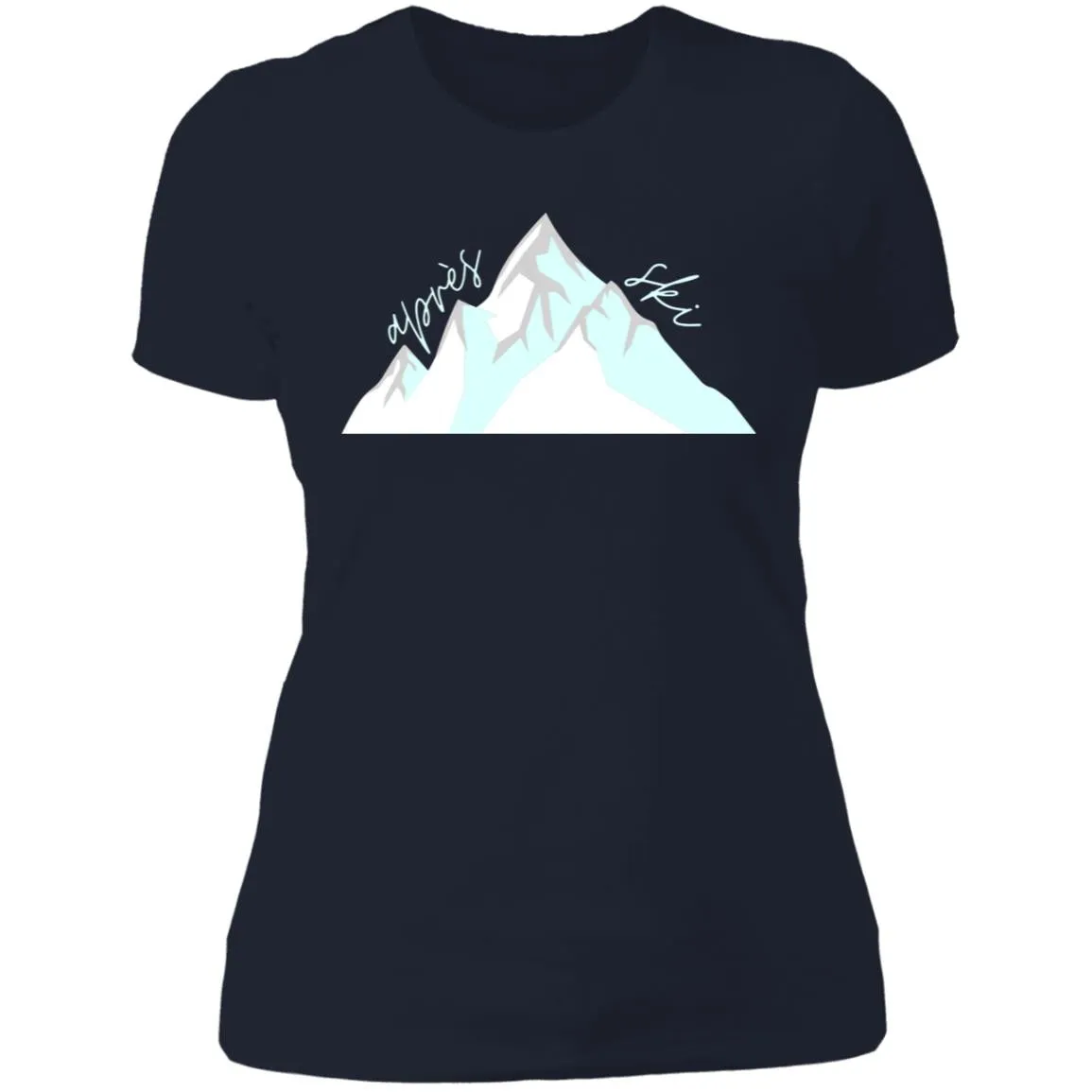 "Big Mountain- AQUA" Ladies' Boyfriend T-Shirt