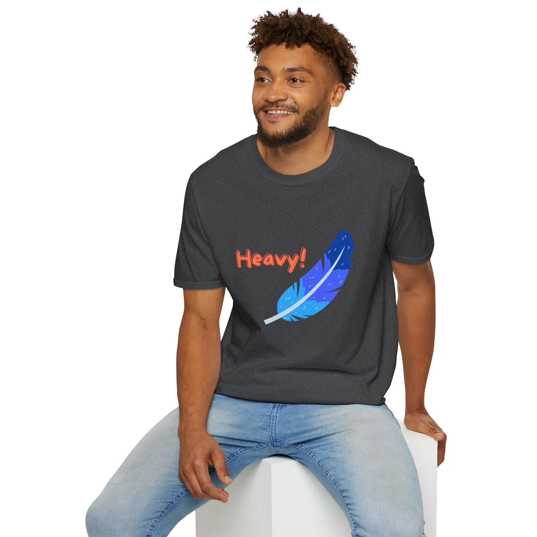"Heavy!" Feather Wand T-shirt