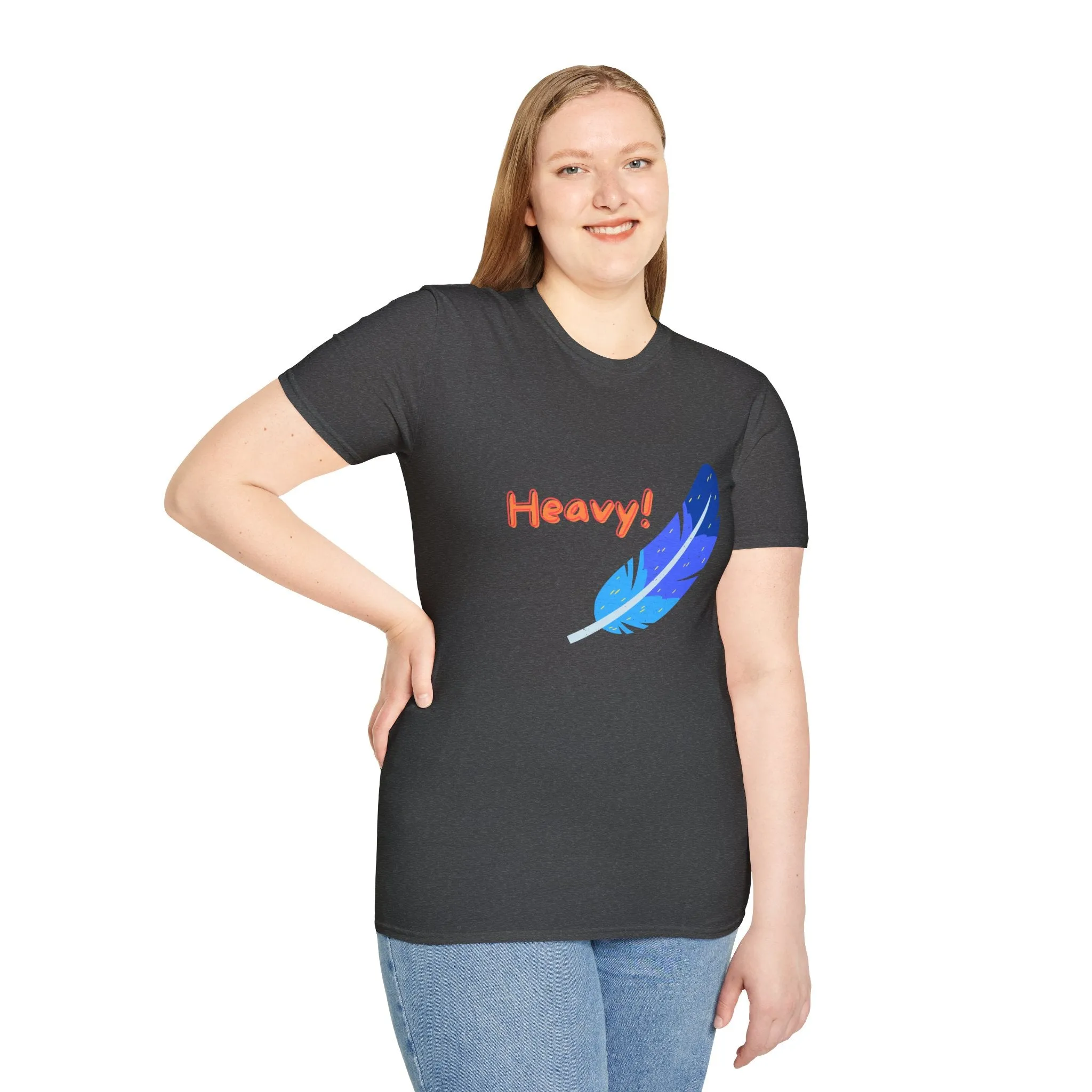 "Heavy!" Feather Wand T-shirt