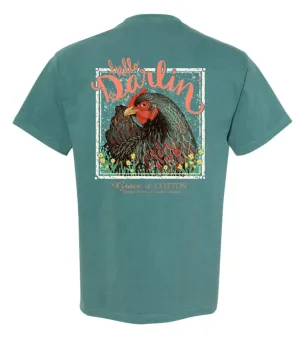 "Hello Darlin " - Comfort Colors Emerald
