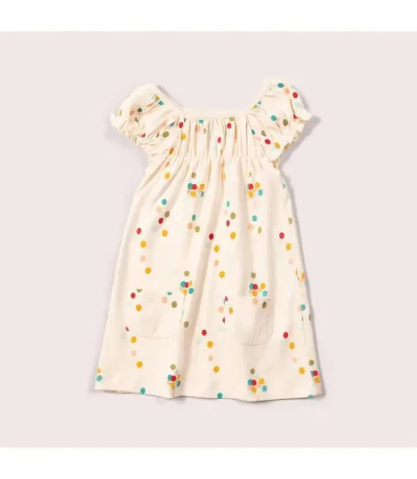Rainbow Balloon Frill Dress - Little Green Radicals