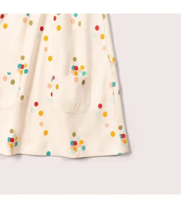 Rainbow Balloon Frill Dress - Little Green Radicals