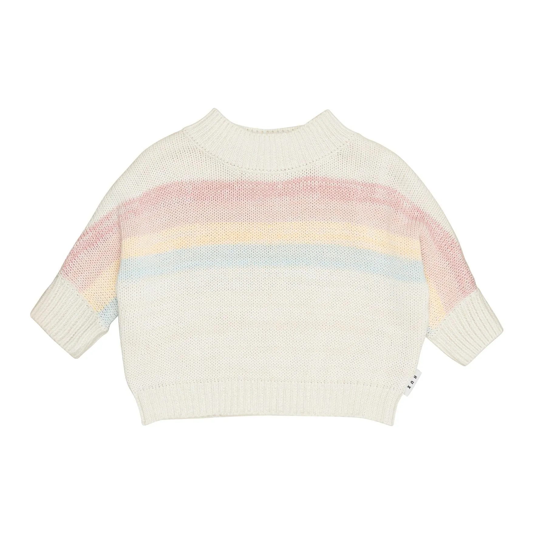 Rainbow Stripe Knit Jumper