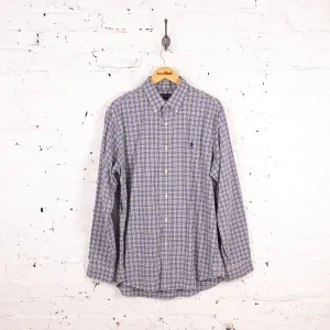 Ralph Lauren Classic Fit Performance Check Shirt - White - XL