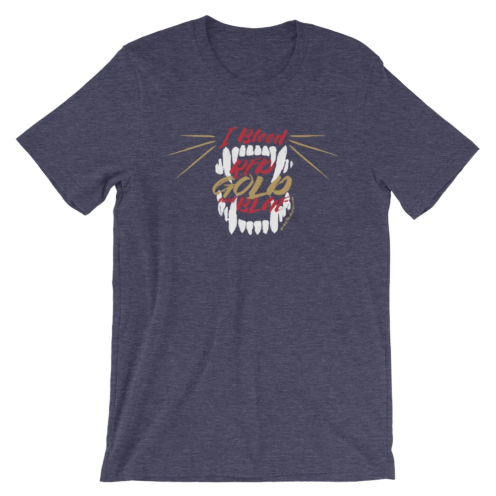 Red Gold and Blue Fangs