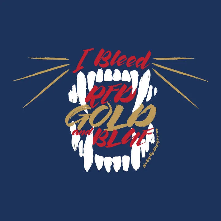 Red Gold and Blue Fangs