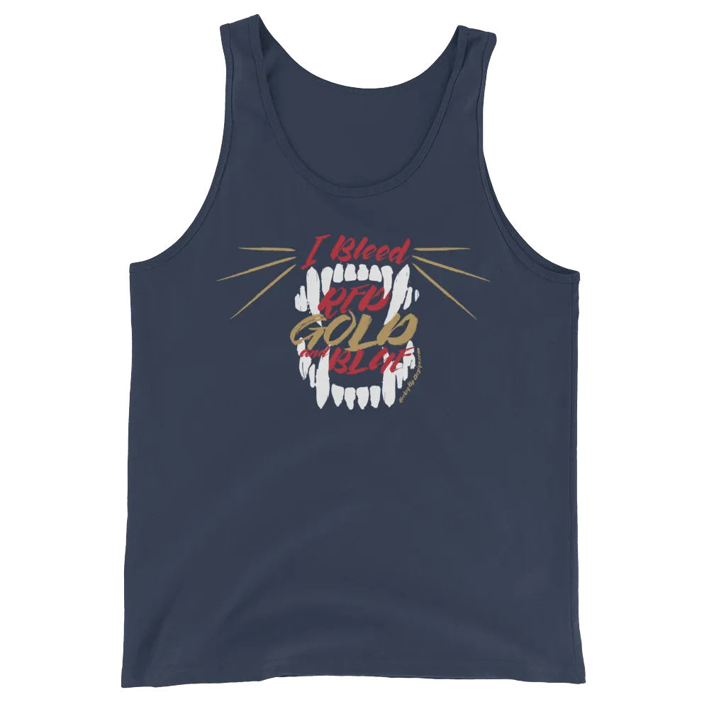 Red Gold and Blue Fangs