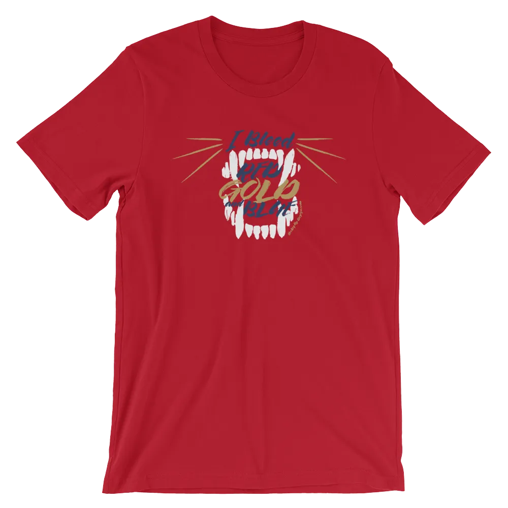 Red Gold and Blue Fangs
