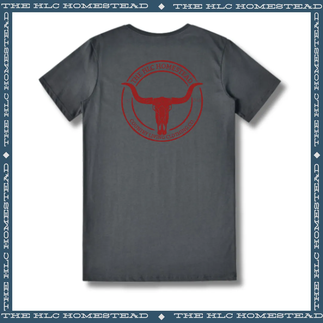 Red Longhorn Logo T-shirt