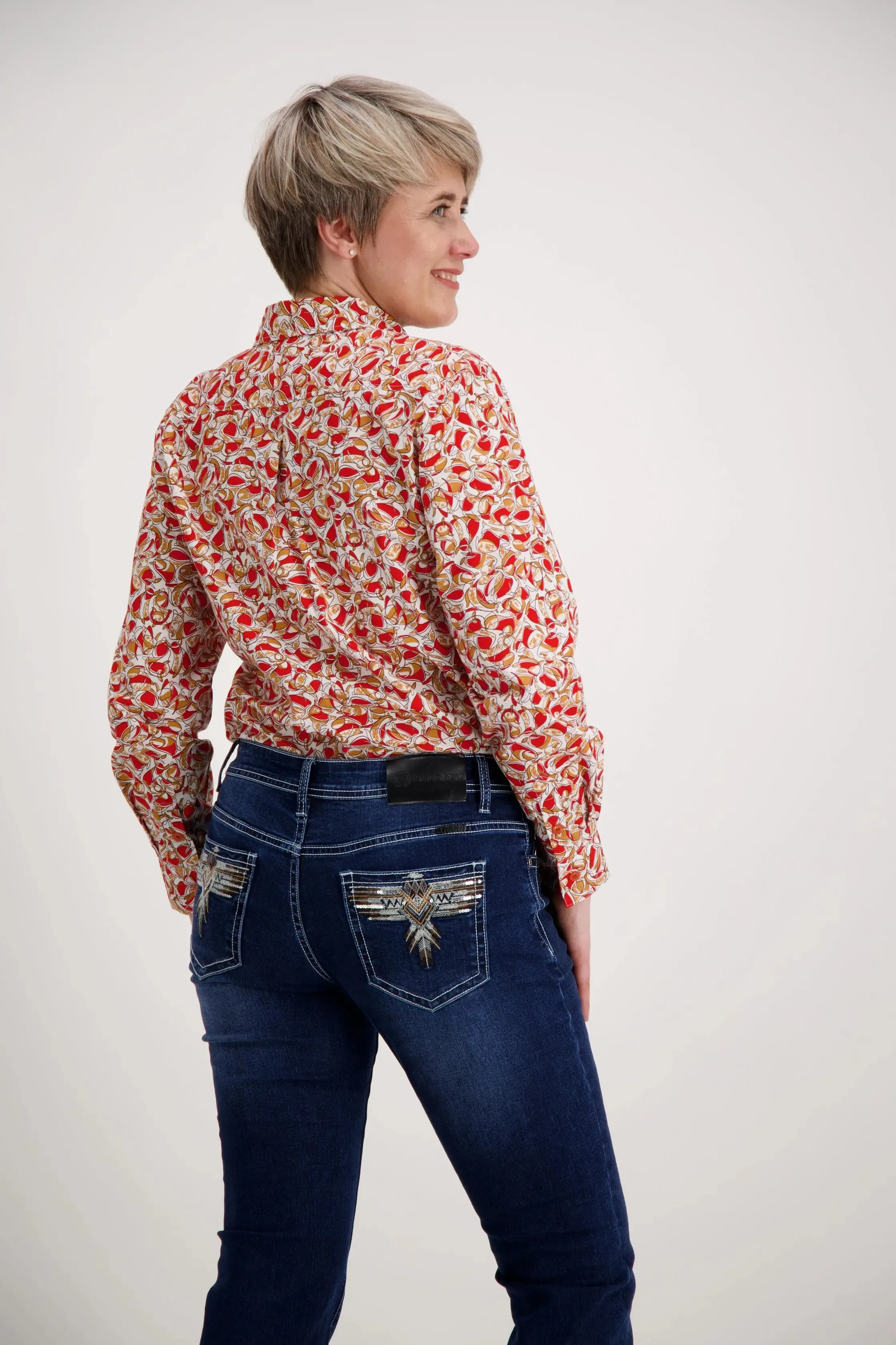 Red Orange Classic Cotton Shirt