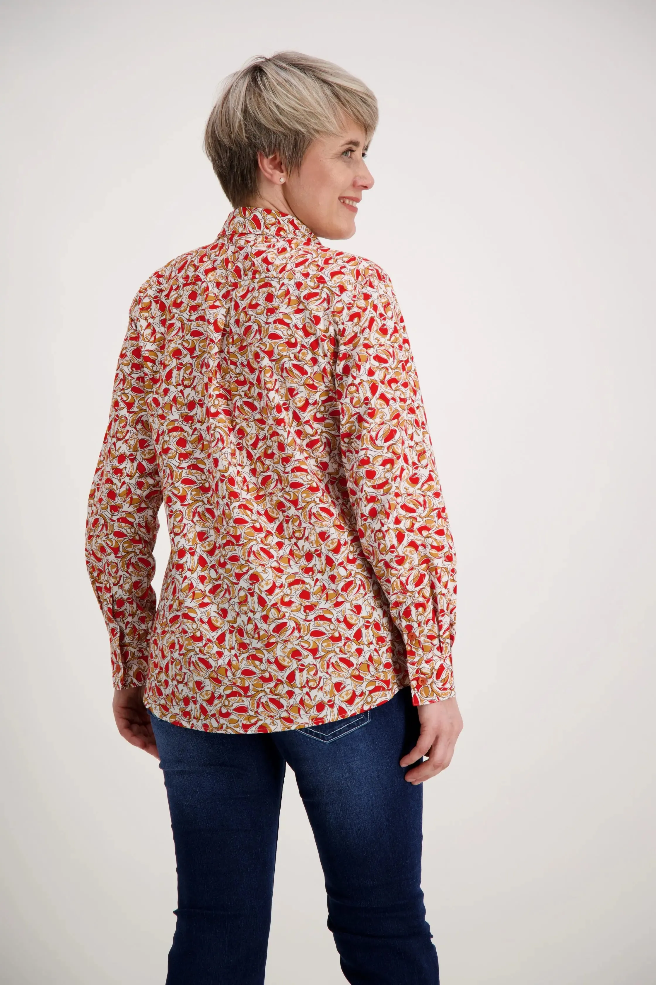 Red Orange Classic Cotton Shirt