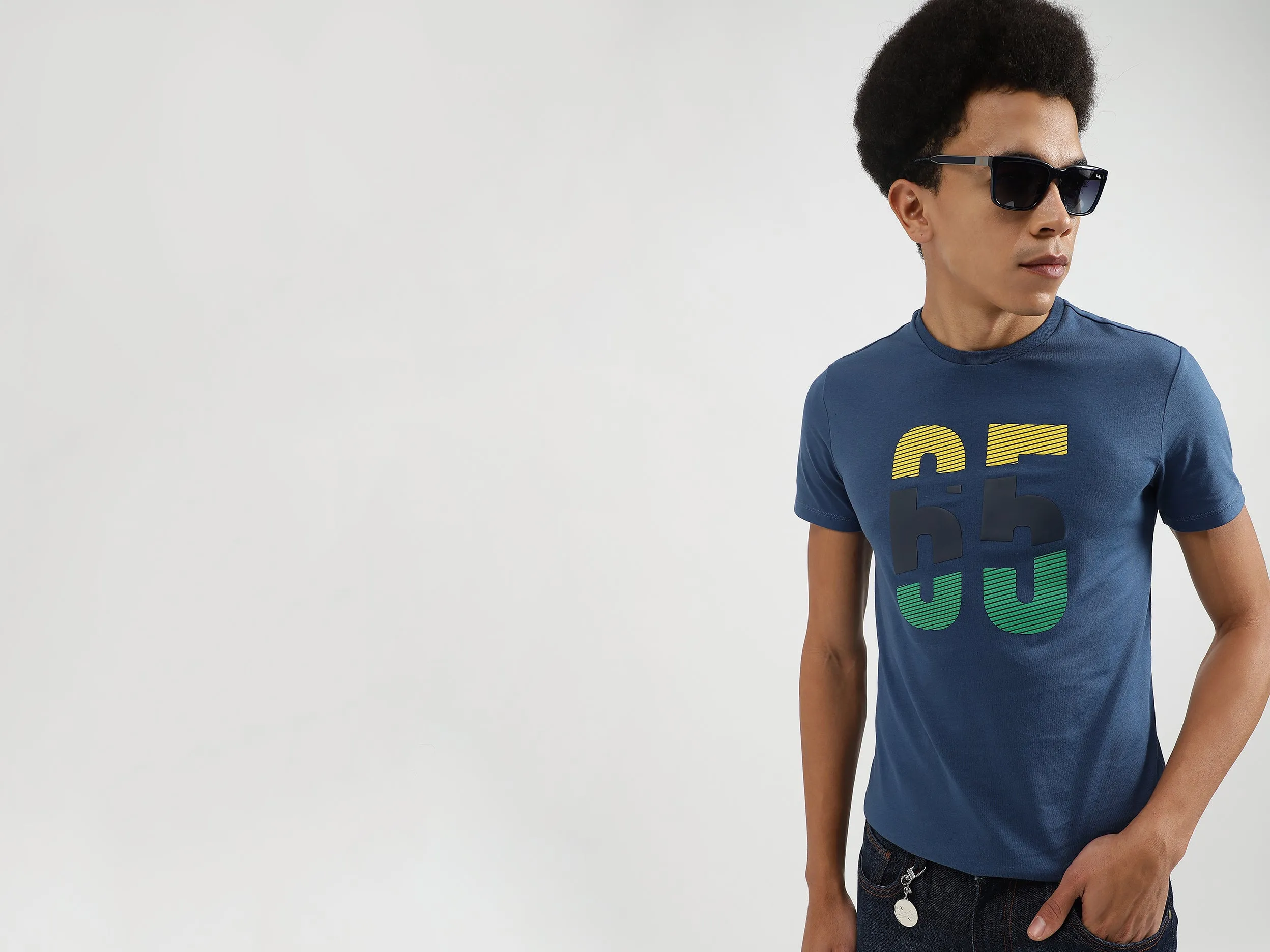 Regular Fit Round Neck Printed T-Shirts