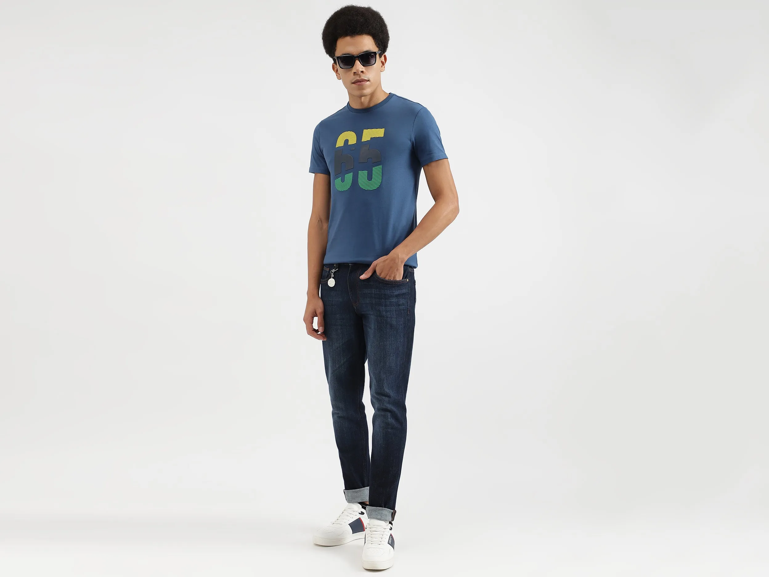 Regular Fit Round Neck Printed T-Shirts