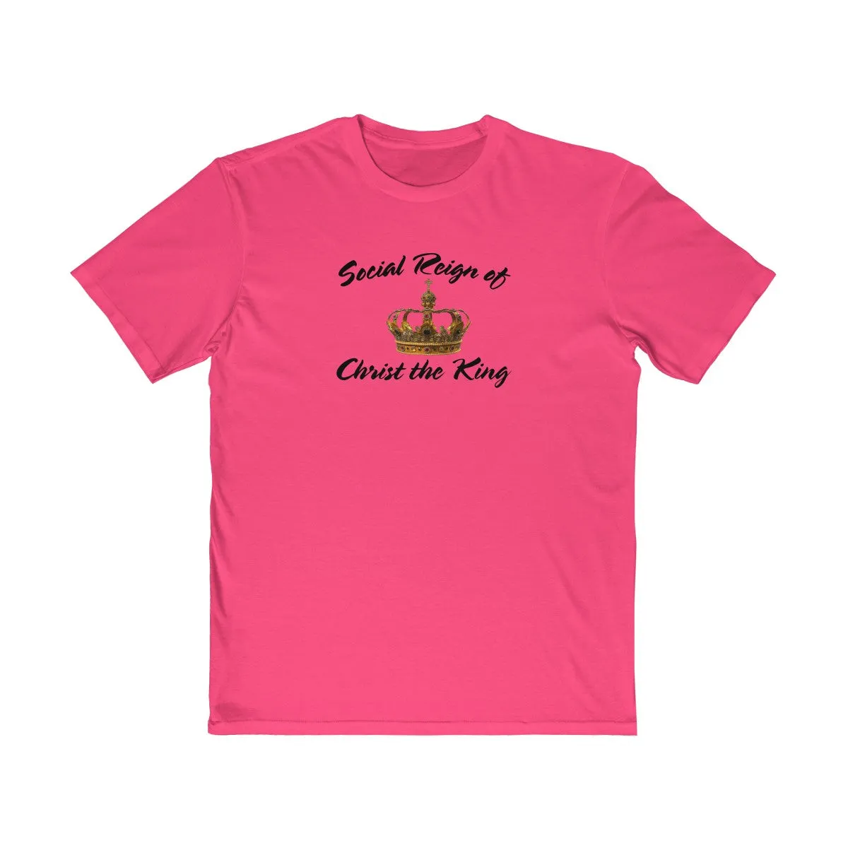 Reign of Christ the King Christian Catholic mens gift Tee shirt