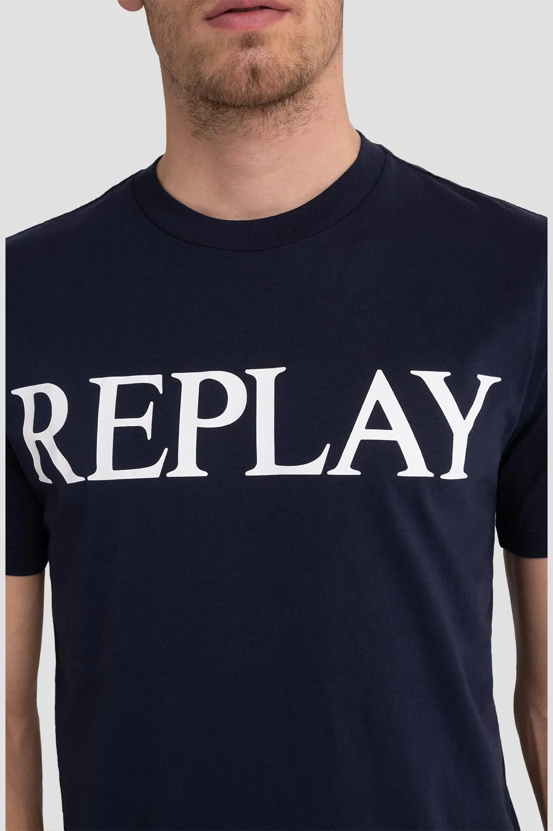 Replay M6457 Compact T-Shirt Navy Blue