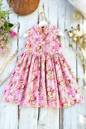 Retro Shirt Dress | Enchanted Flora ~ Sz 7