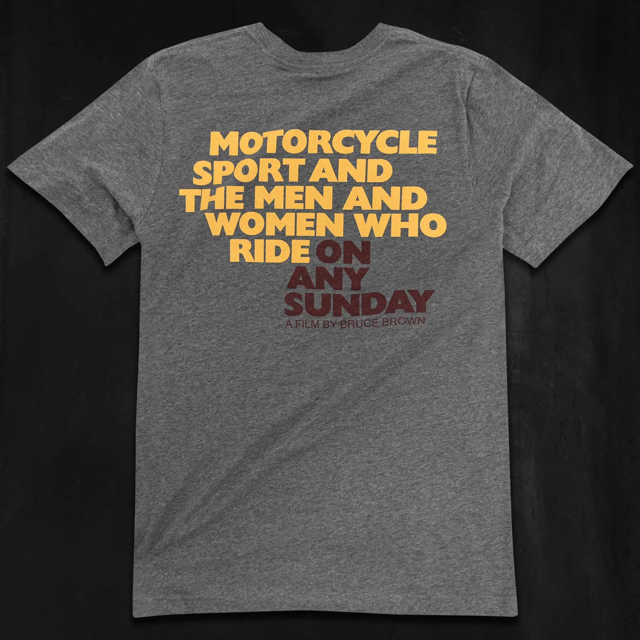 Revival X On Any Sunday 3D T-Shirt - Heather Grey
