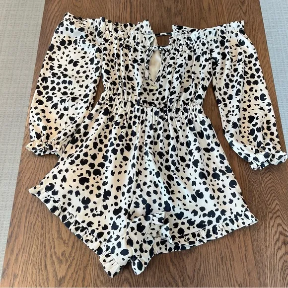 Revolve Beach Bunny Tanner Romper size XS
