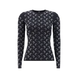 Rhinestoned Moon Top