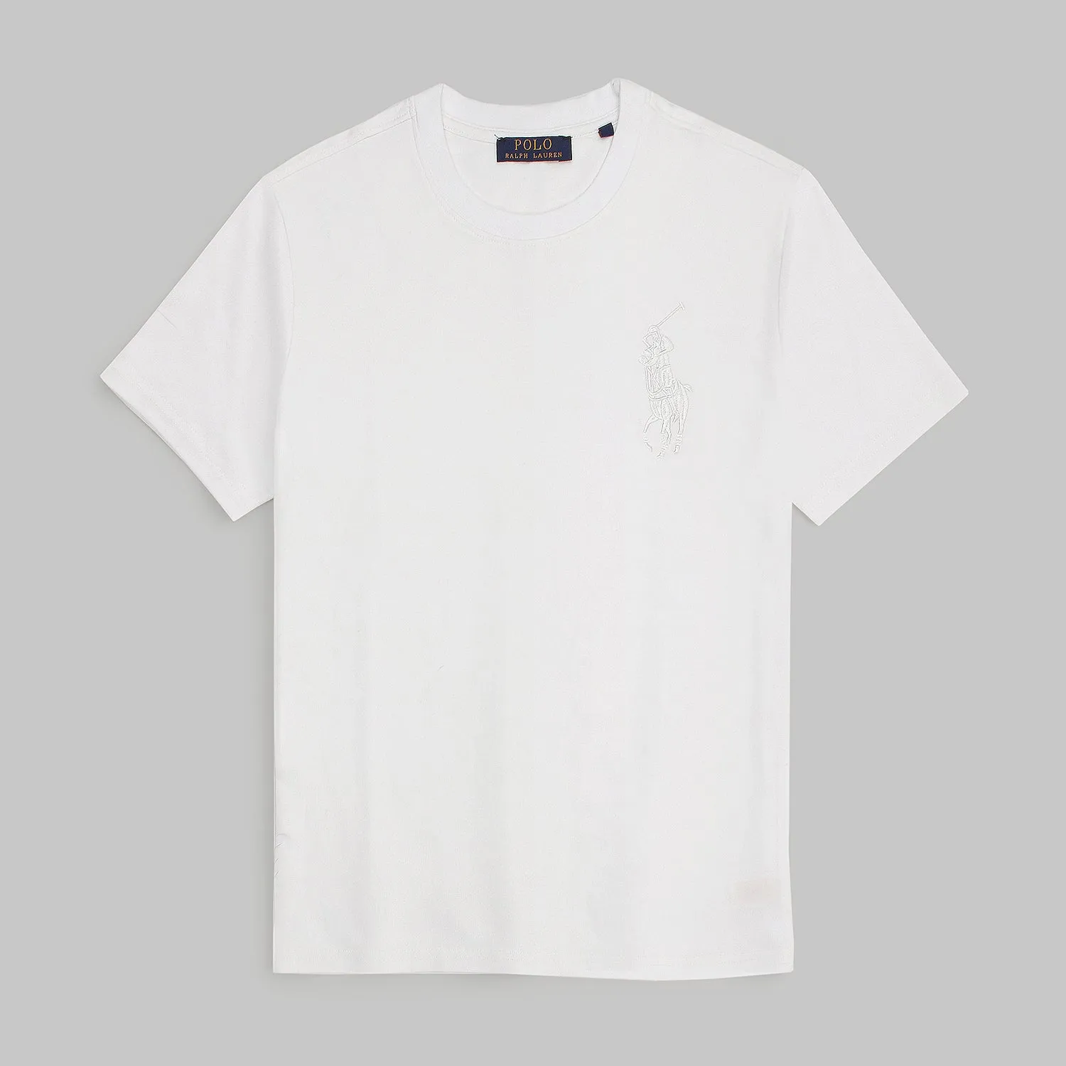 RL White BP Embroidered T-Shirt
