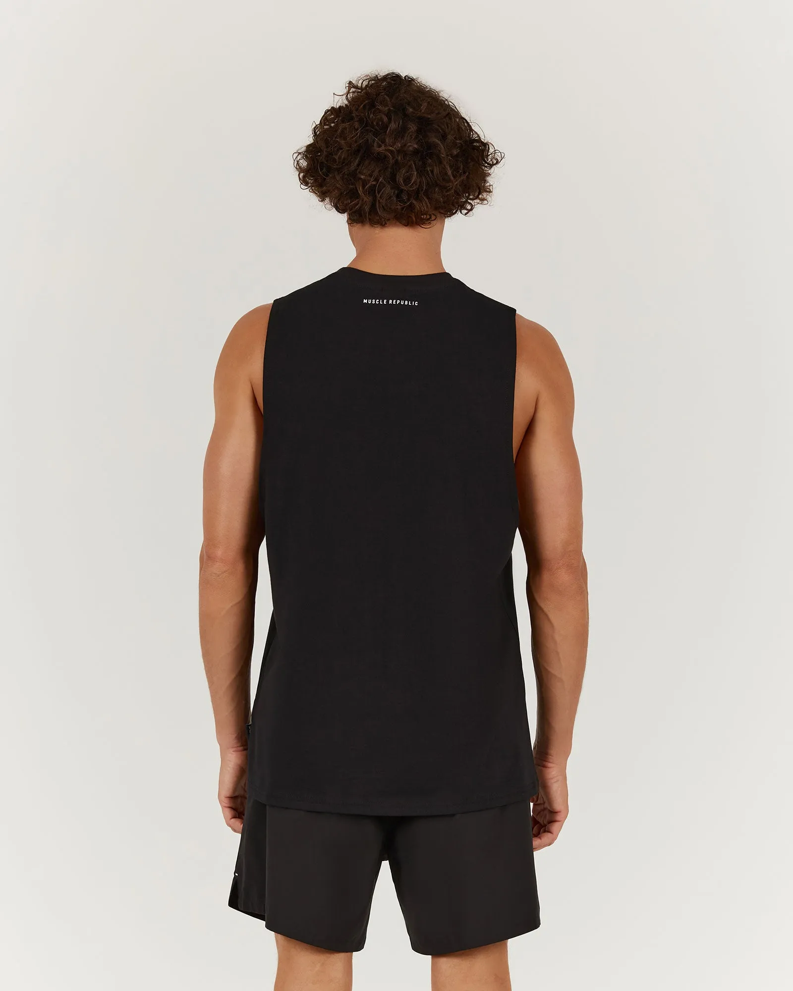 ROCKY MUSCLE TANK OG - BLACK