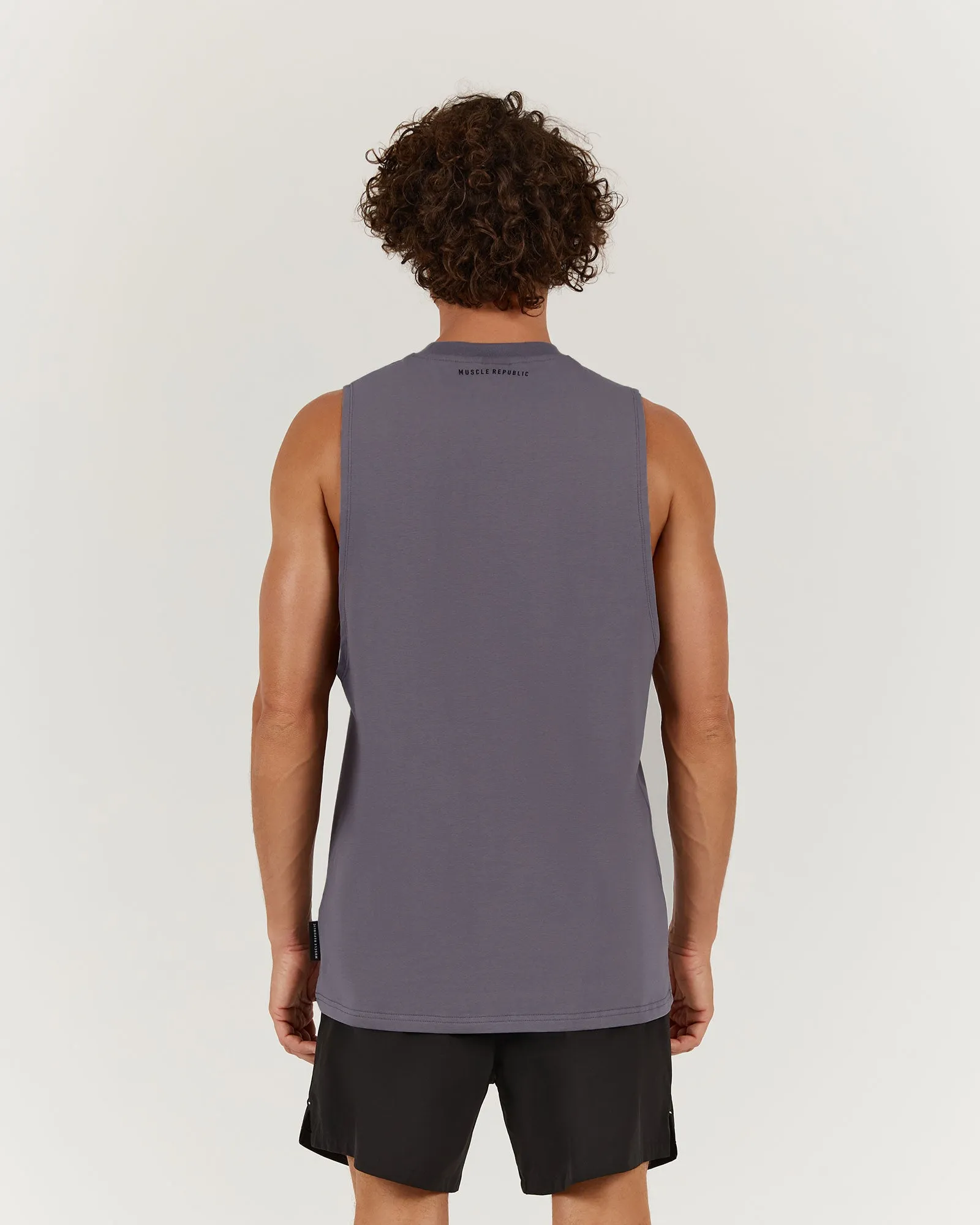 ROCKY MUSCLE TANK - SLATE