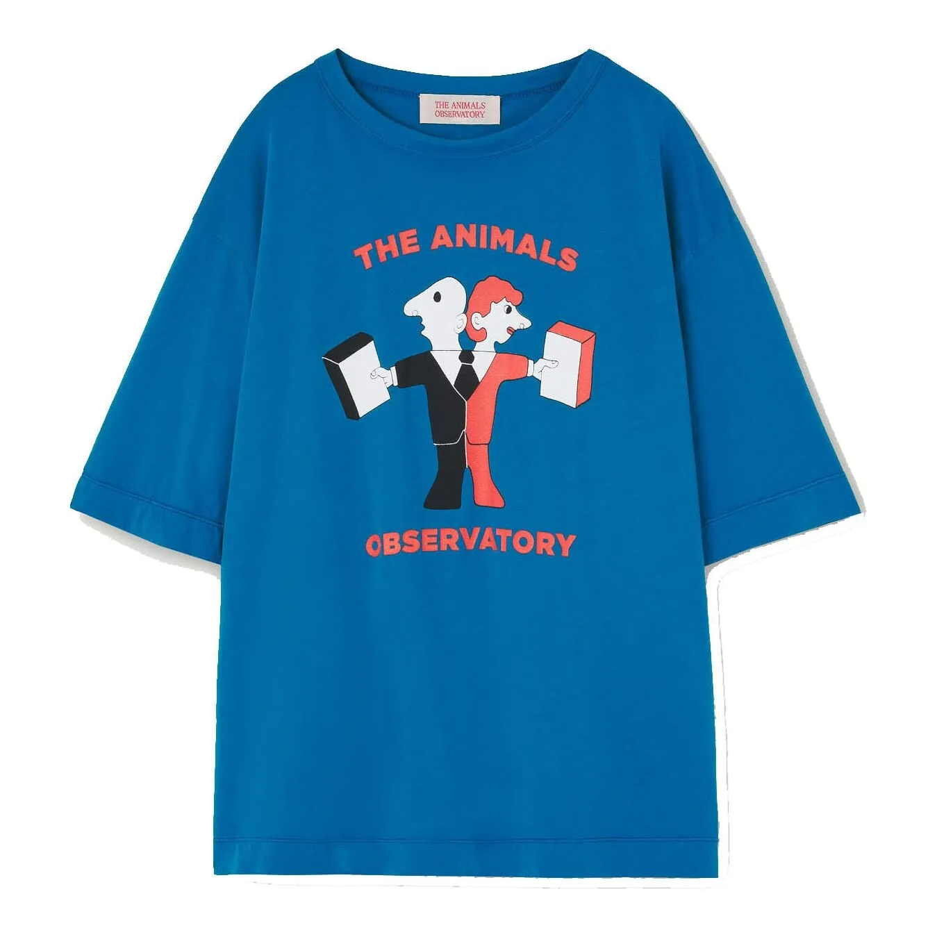 Rooster Oversize Kids T-Shirt Blue