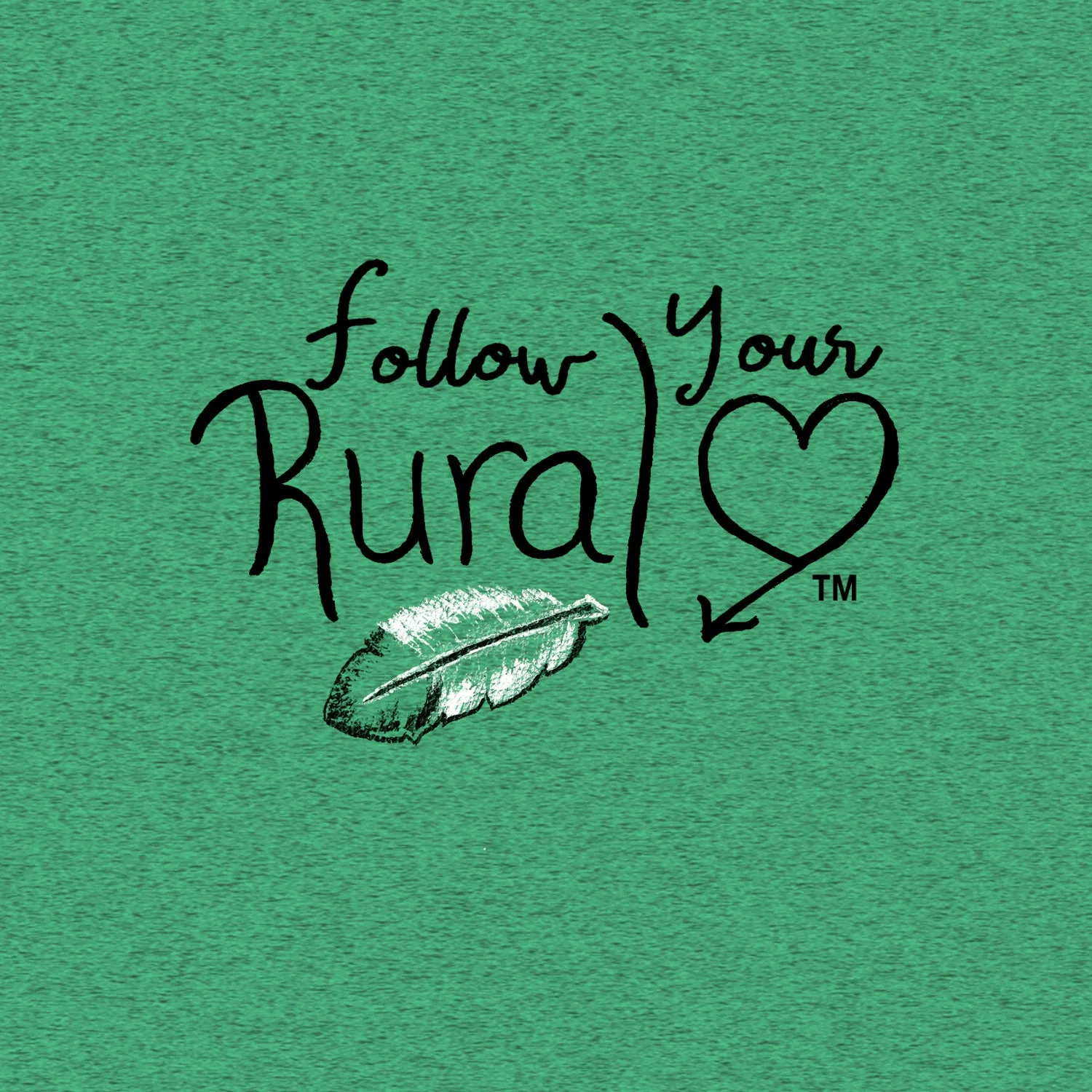 Rural Heart by Rene' Earnhardt - Cow Town Ladies Short Sleeve Tri-Blend T-Shirt