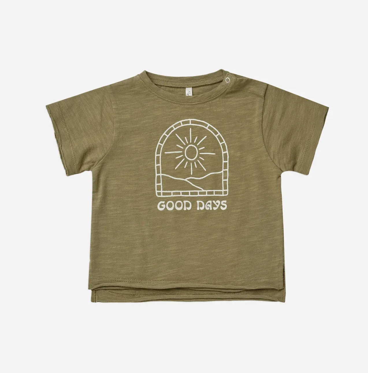 Rylee & Cru - Raw Edge T-Shirt - Olive