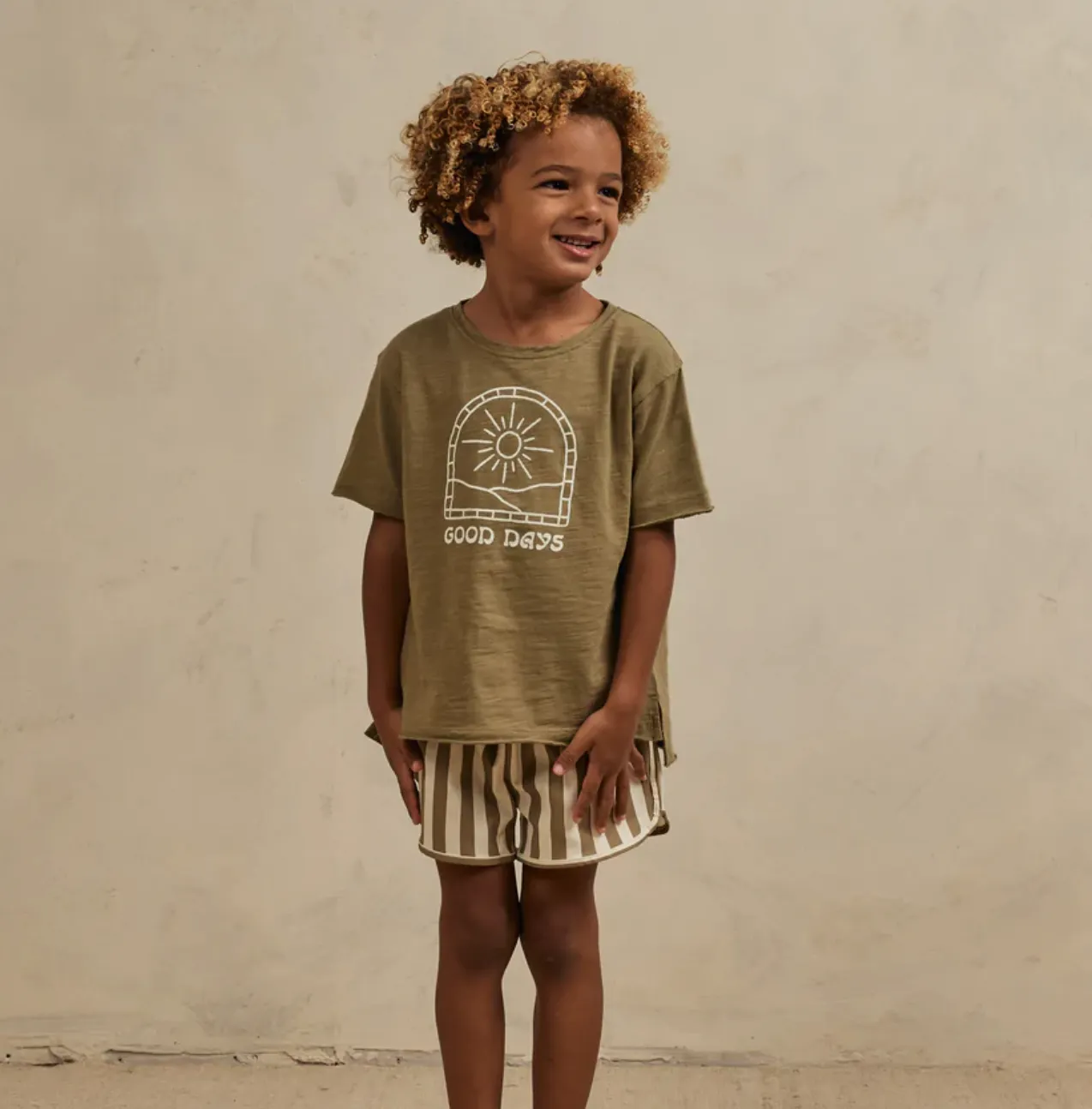 Rylee & Cru - Raw Edge T-Shirt - Olive