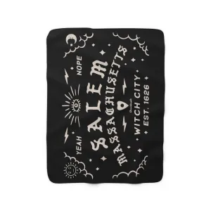Salem Mass Spirit Board Sherpa Fleece Blanket