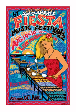 San Clemente Fiesta Music Festival Poster 2022