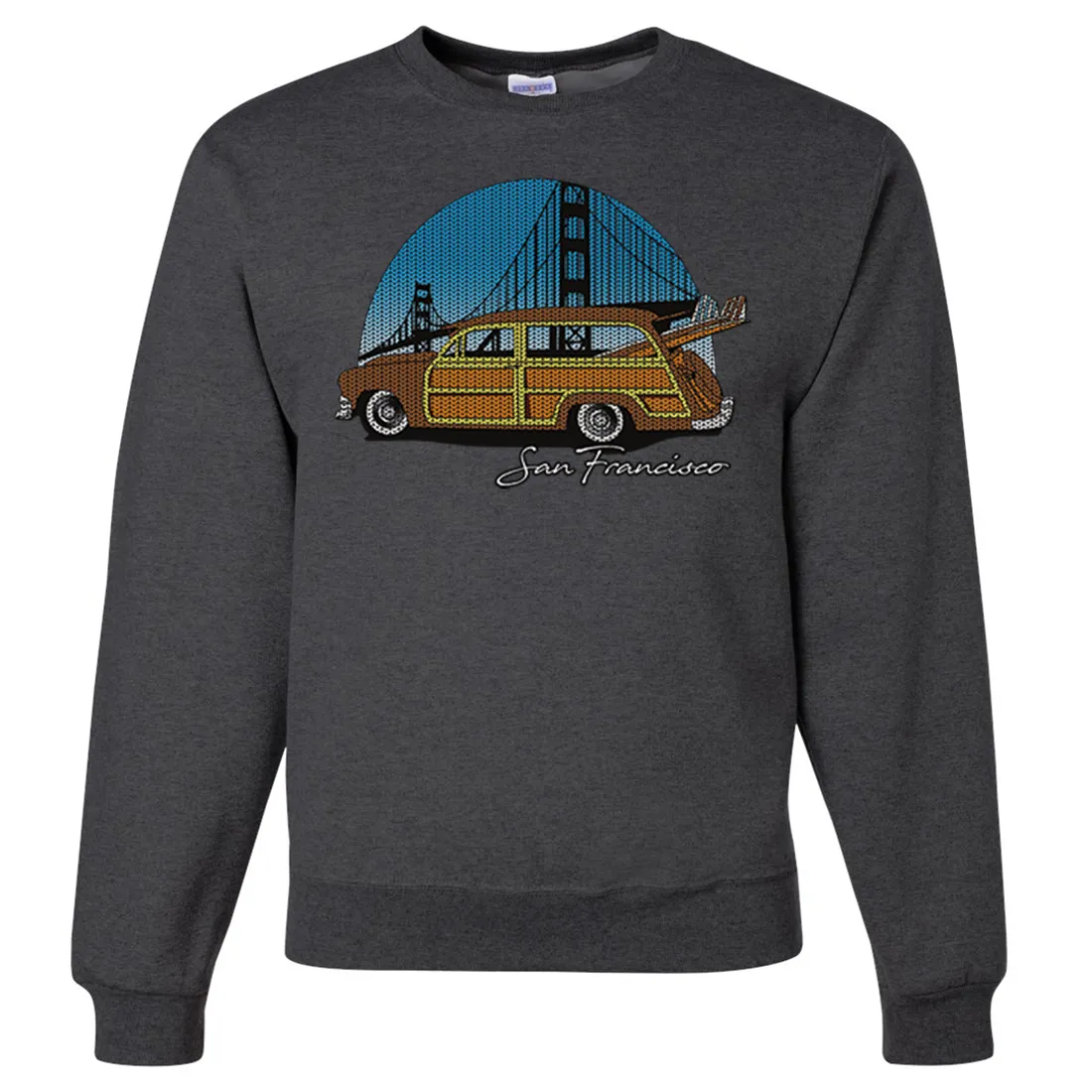 San Francisco Knit Style Woody Crewneck Sweatshirt