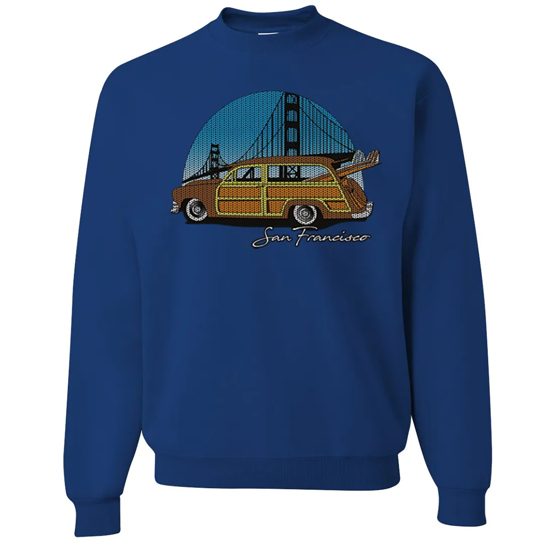 San Francisco Knit Style Woody Crewneck Sweatshirt