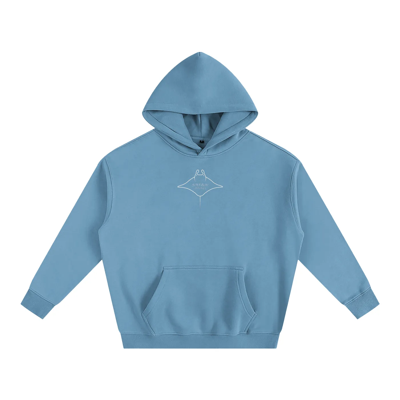 Sandbar Logo Oversize Fleeced Hoodie