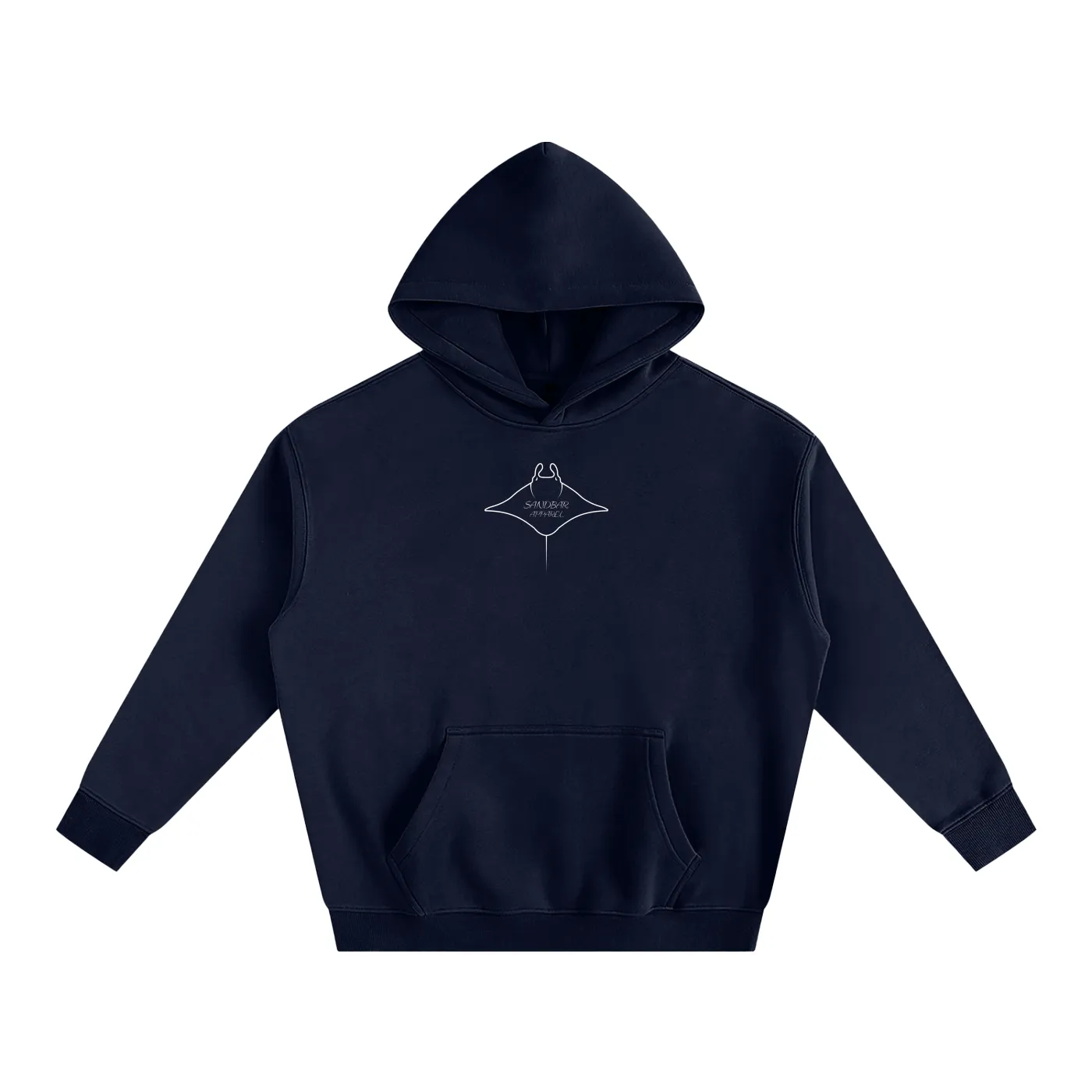 Sandbar Logo Oversize Fleeced Hoodie