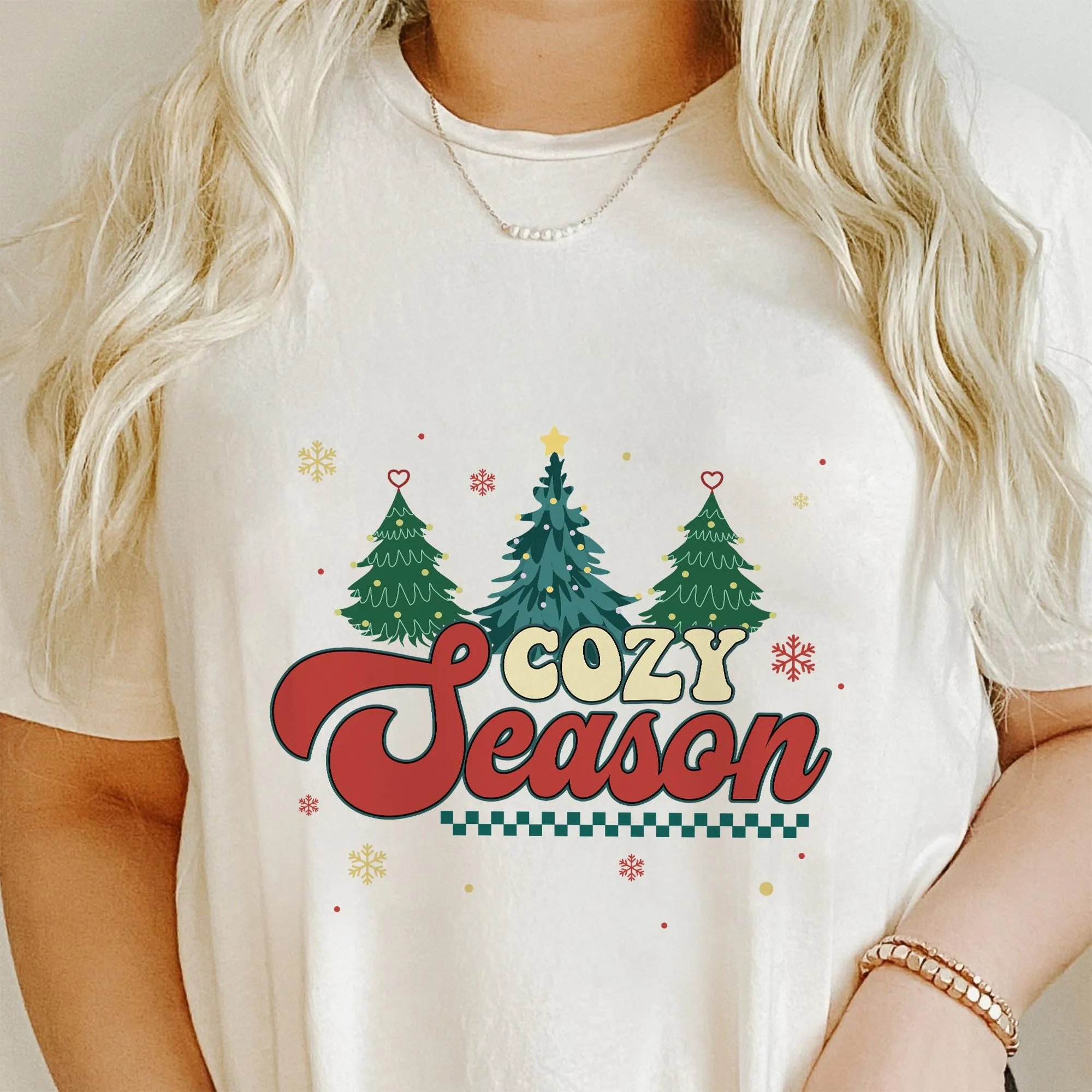 Sandjest Cozy Season Tshirt, Get Cozy Shirt, Cozy Season Merry Christmas, Christmas Tshirt, Winter Tshirt, Christmas Tee Shirt