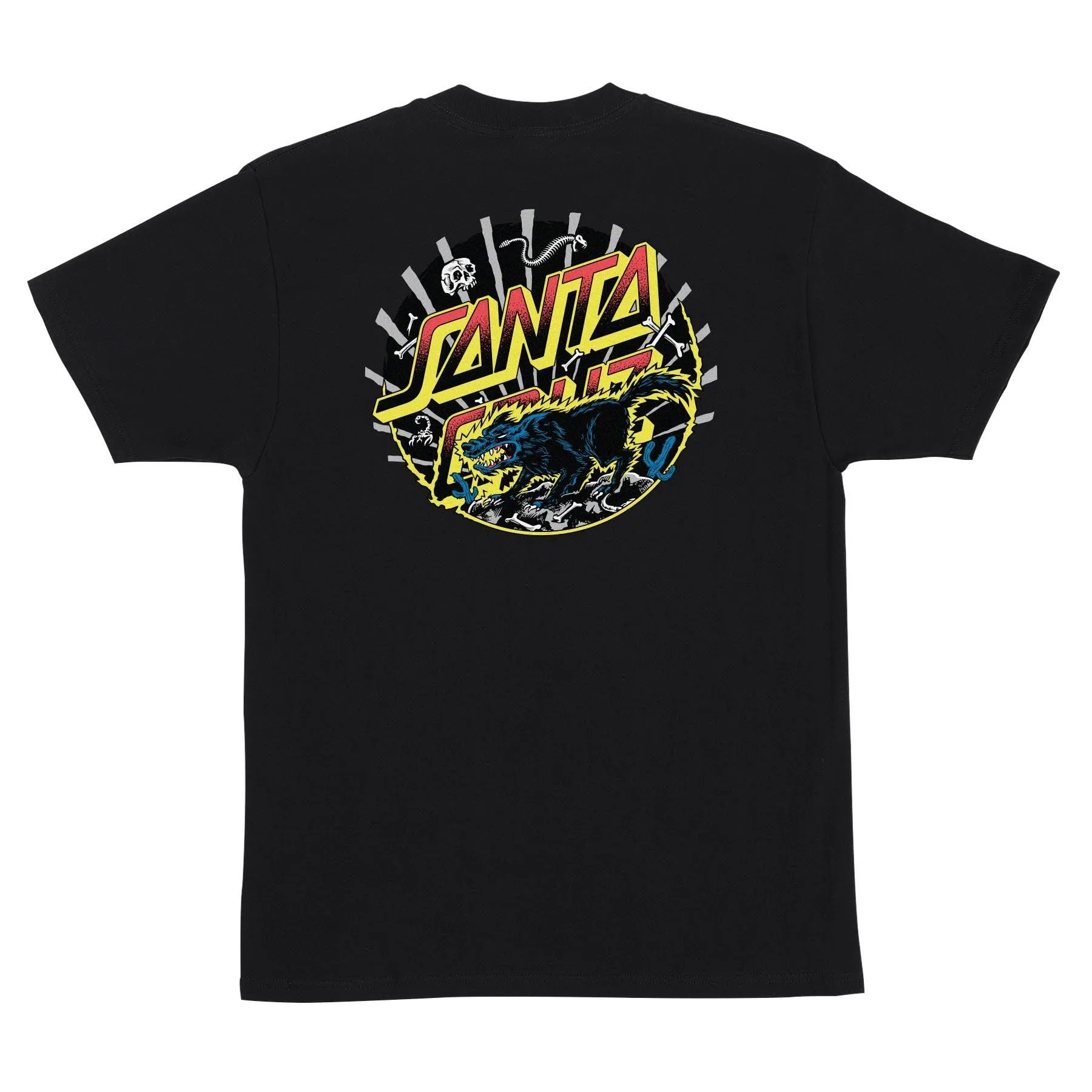 SANTA CRUZ Kendall Wolf Tee Black