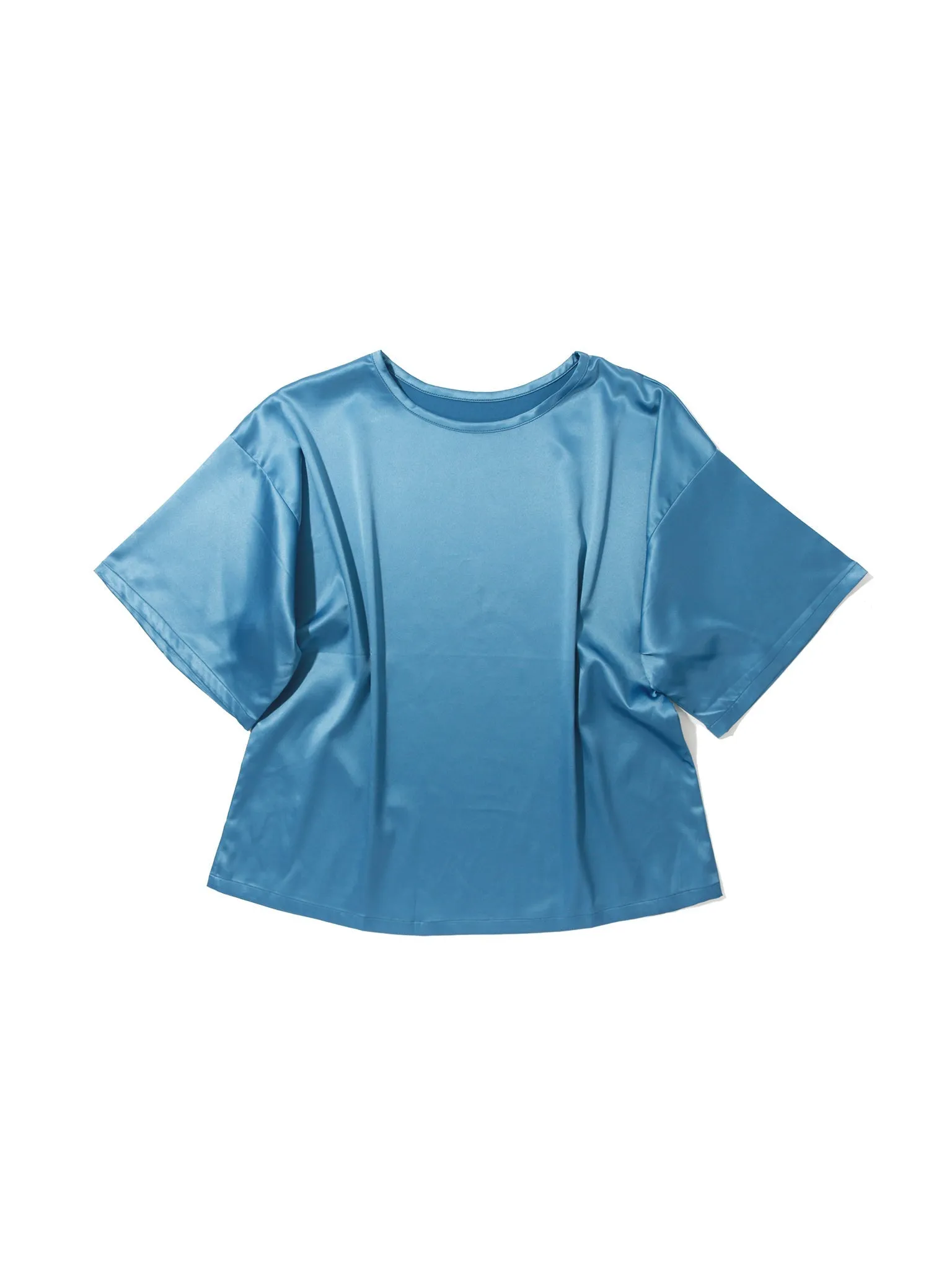 Satin Sleep Tee Bath Time Blue