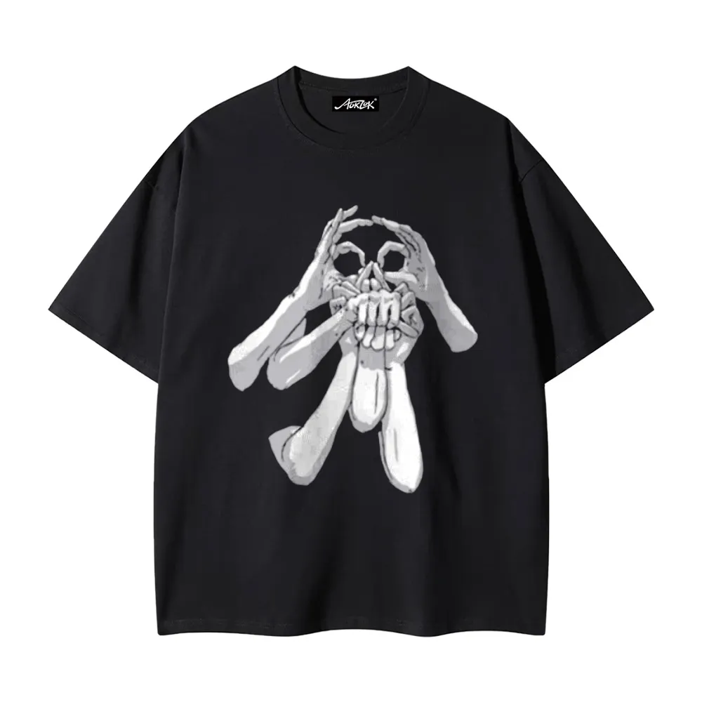 Scary Gesture Skull T-shirt