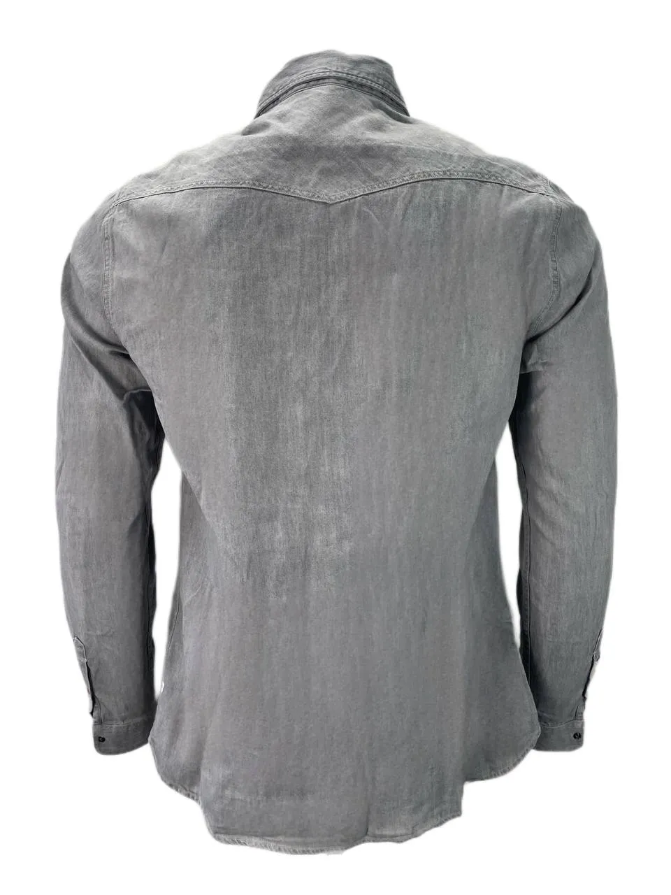 SCOTCH & SODA Men's Grey Classic Western Shirt #702 XXL NWT