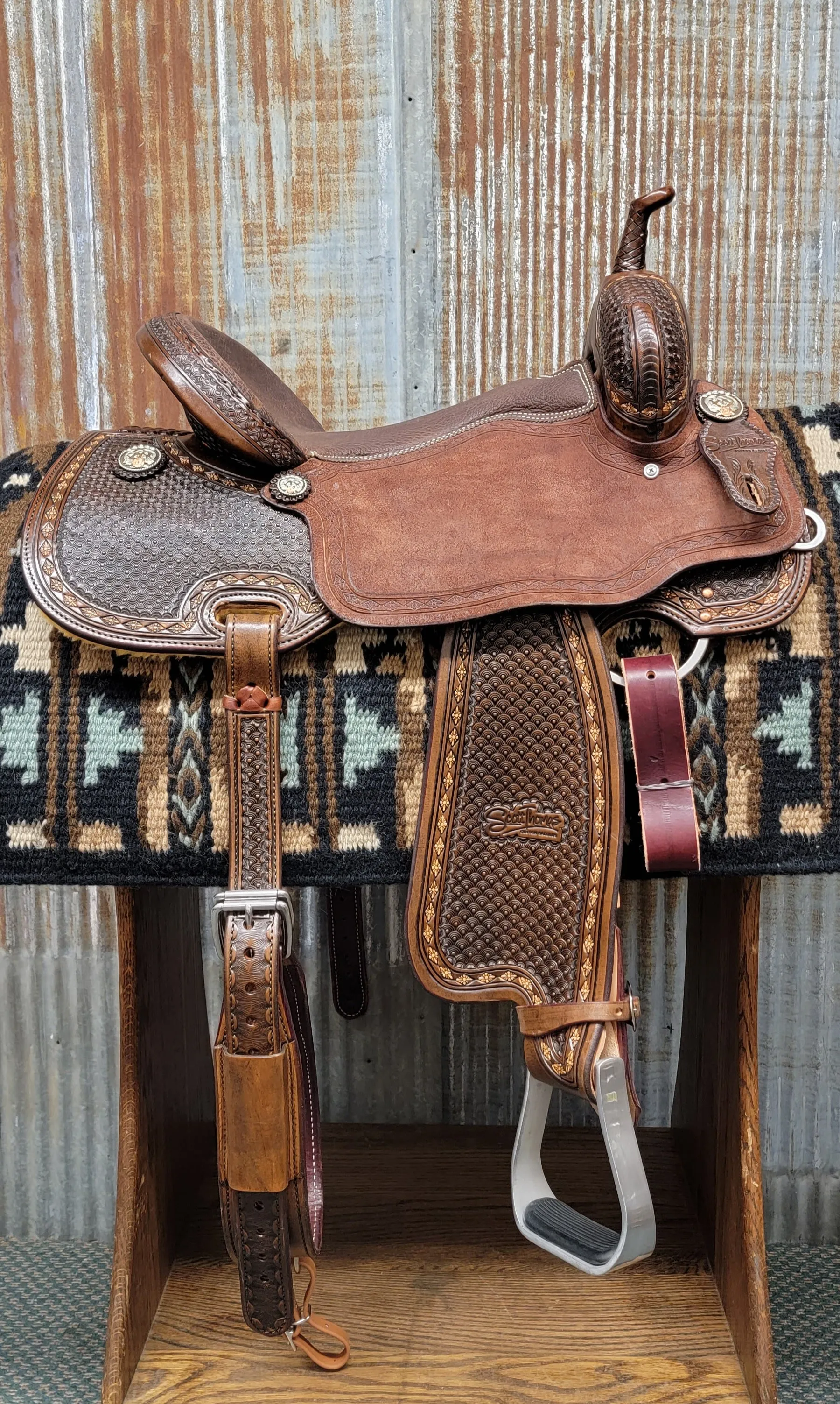Scott Thomas Flex Barrel Racer Saddle