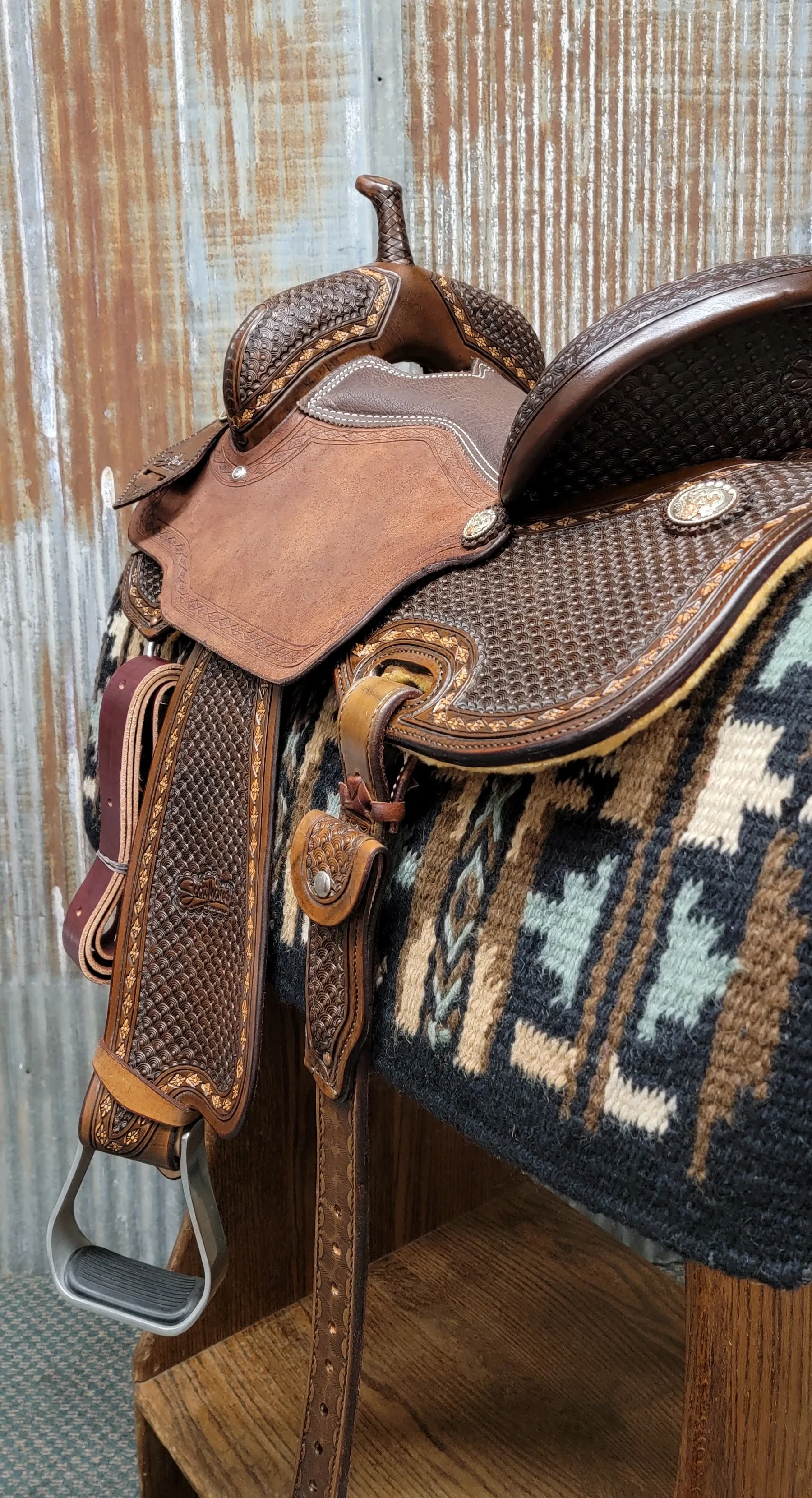 Scott Thomas Flex Barrel Racer Saddle