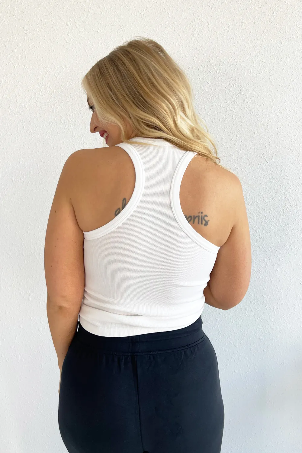 Seamless Ribbed Racerback Tank