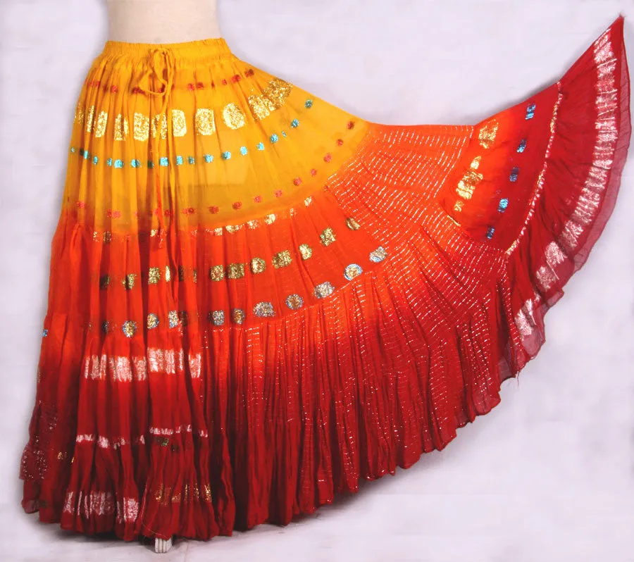 Senoritas skirt red/orange/yellow WLS